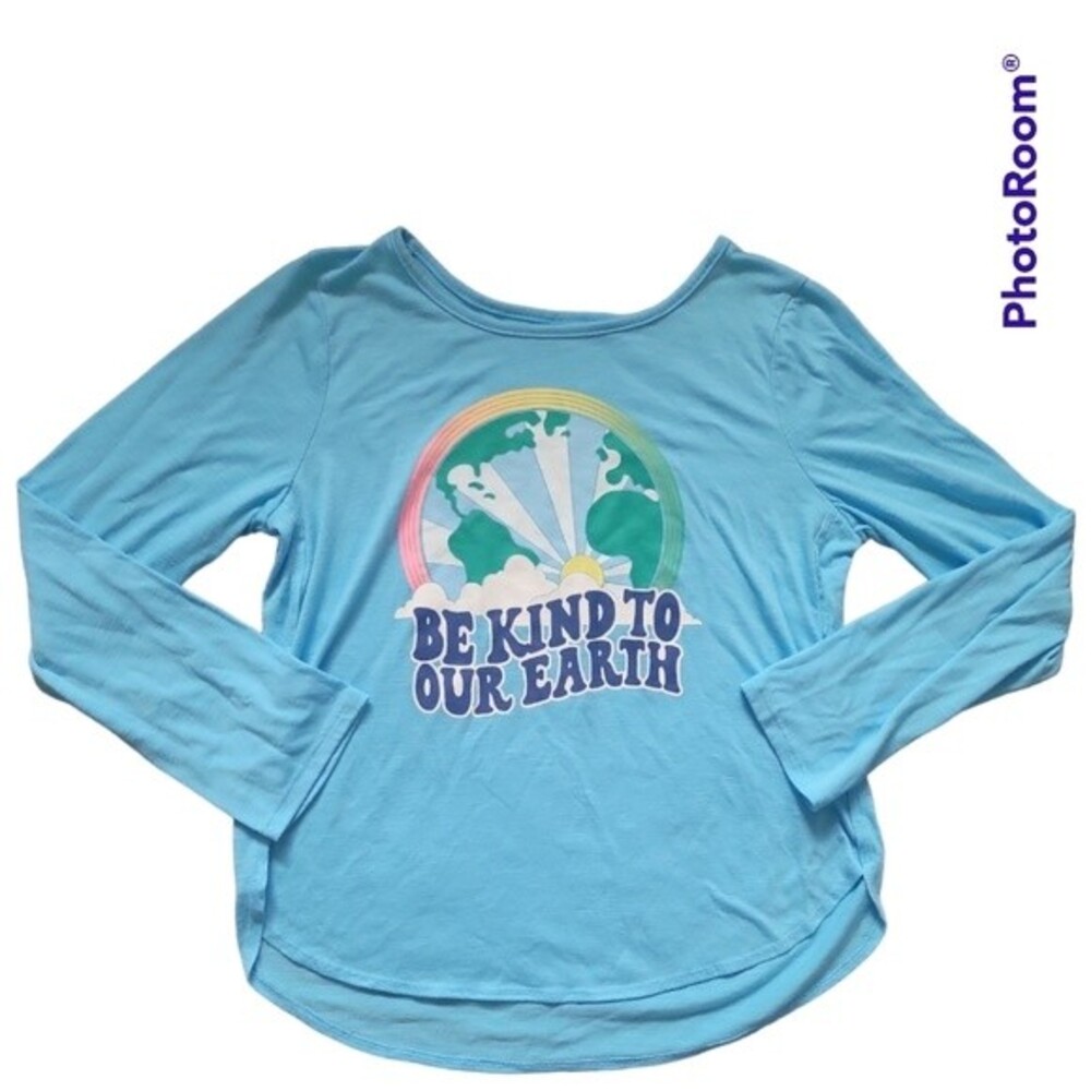 'BE KIND TO OUR EARTH' SO 3/4 SLEEVE TOP - 16 PLUS - Picture 1 of 7